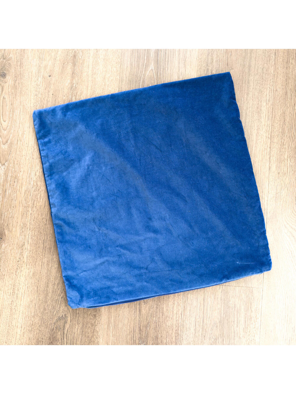 Ikea Sanela Blue Velvet Throw Pillow Cover 50X50cm - Picture 2 of 6